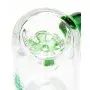 FourTwenty Glass bowl with handle and screen - Green / 18,8 mm