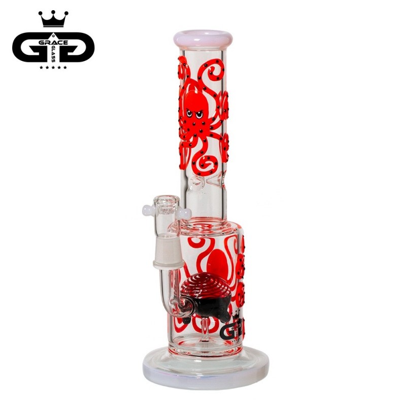 Grace Glass / Octopoda Series / The Psychedelic Red / 29 cm