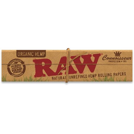 Bibułki RAW Organic Connoisseur King Size Slim + Filterki