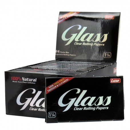 LUXE GLASS 1 1/4 CLEAR PAPER