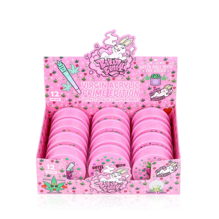 baked-bunny-pink-acrylic-grinder-3-pieces-6-cm-mix-designs-M-233-10005