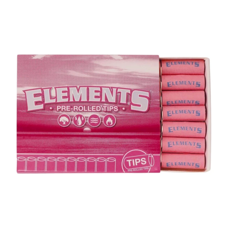 Skręcone Filterki Elements PINK - 21 szt.