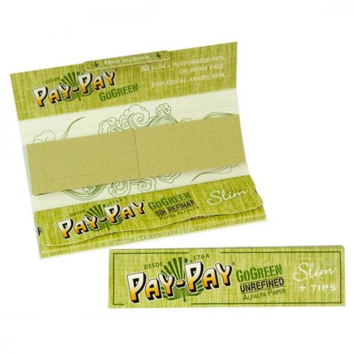 Bibułki Pay-Pay GoGreen KS Slim + Filterki