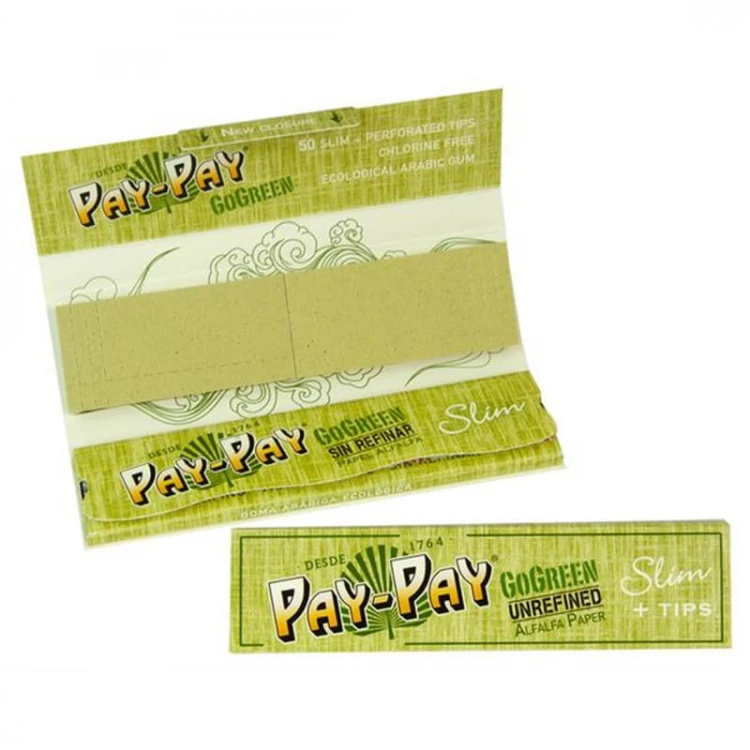 Bibułki Pay-Pay GoGreen KS Slim + Filterki