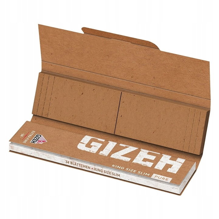 Bibułka Gizeh King Size Slim PURE + filterki