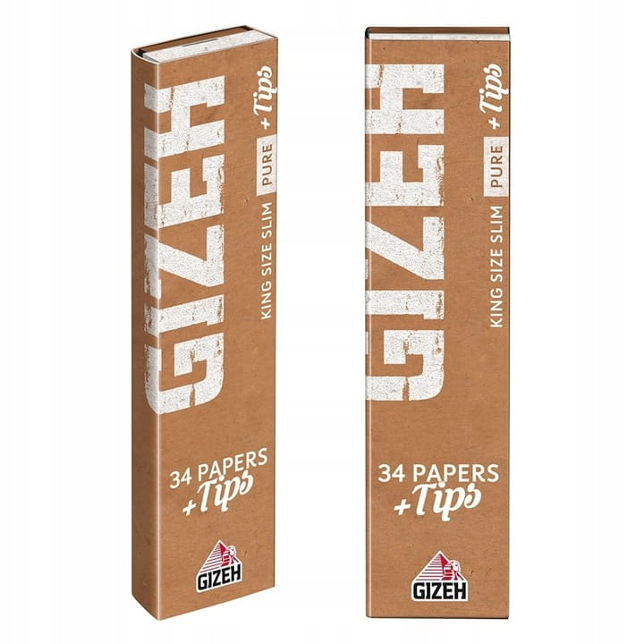 Bibułka Gizeh King Size Slim PURE + filterki