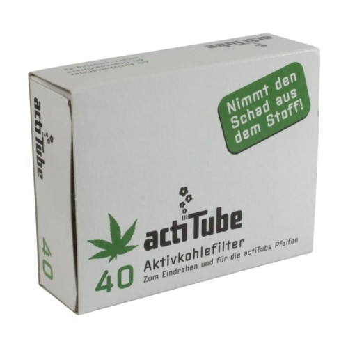 Filtry z węglem aktywnym ACTITUBE 8 mm / 40 szt.