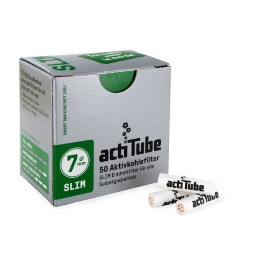 Filtry z węglem aktywnym ACTITUBE Slim 7 mm / 50 szt.