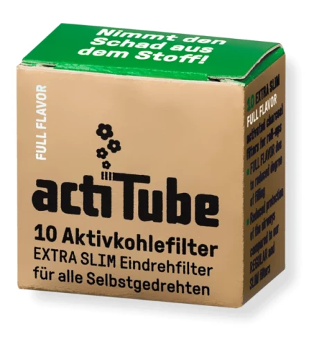 Filtry z węglem aktywnym ACTITUBE Extra Slim 6 mm / 10 szt.