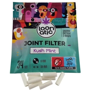 Filtry - Loonatic Slim 6mm Kushmint 34szt.