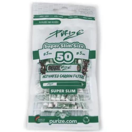 Filtry z Aktywnym Węglem Purize Super Slim 50 szt.