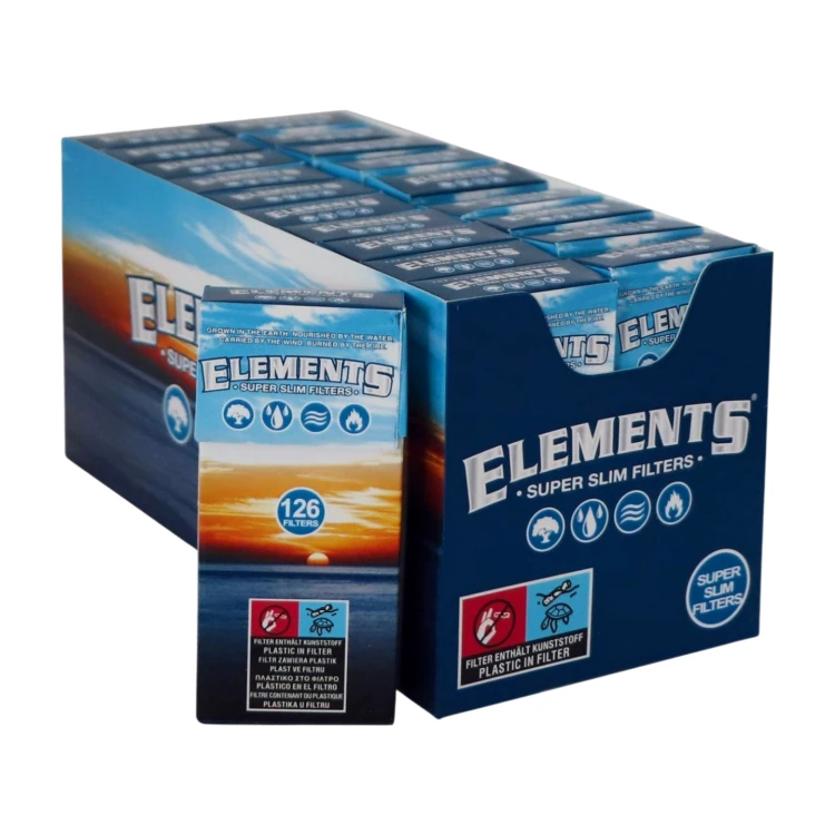 Filtry Elements Super Slim 5 mm 126 szt.