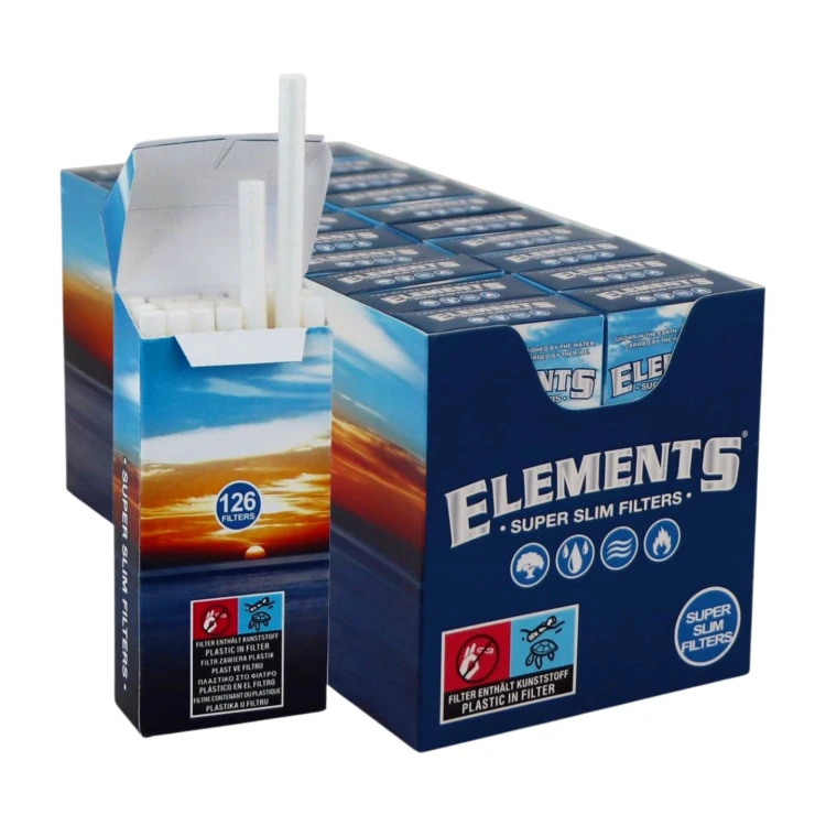 Filtry Elements Super Slim 5 mm 126 szt.