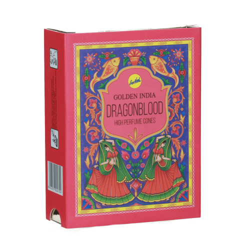 Kadzidełka Stożkowe Golden India 10 szt. - Dragon Blood