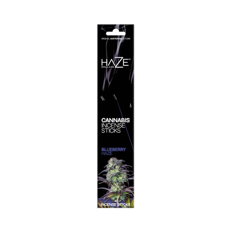 Konopne kadzidełka zapachowe HaZe - Jagoda (Blueberry)