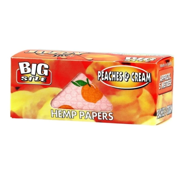 Bibułka Juicy Jay's Rolls brzoskwinia &amp; cream