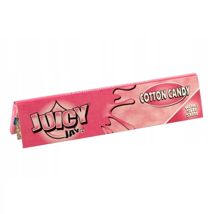 Bibułki Juicy Jay's Cotton Candy King Size Slim - Wata Cukrowa