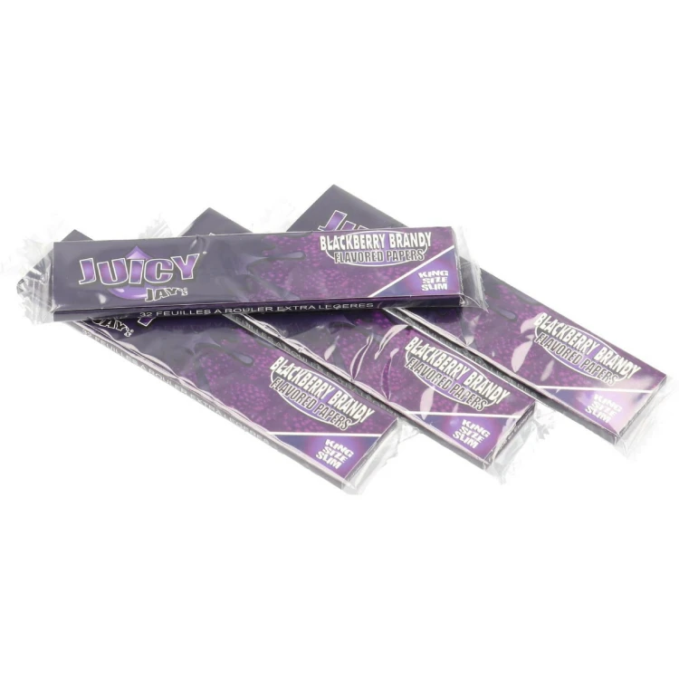 Bibułki Juicy Jay's Blackberry Brandy King Size Slim - Jeżyna