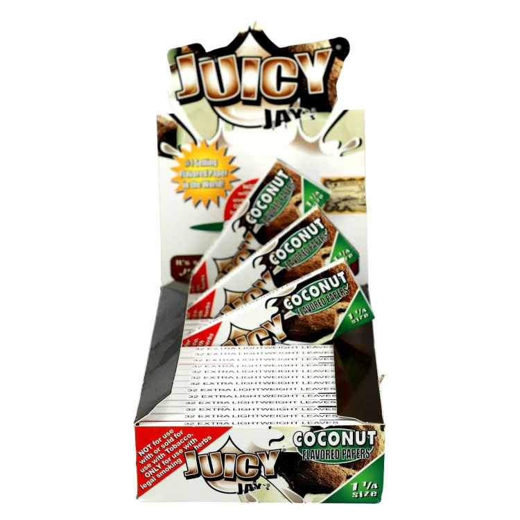 Bibułka Juicy Jay's 1 1/4 kokos