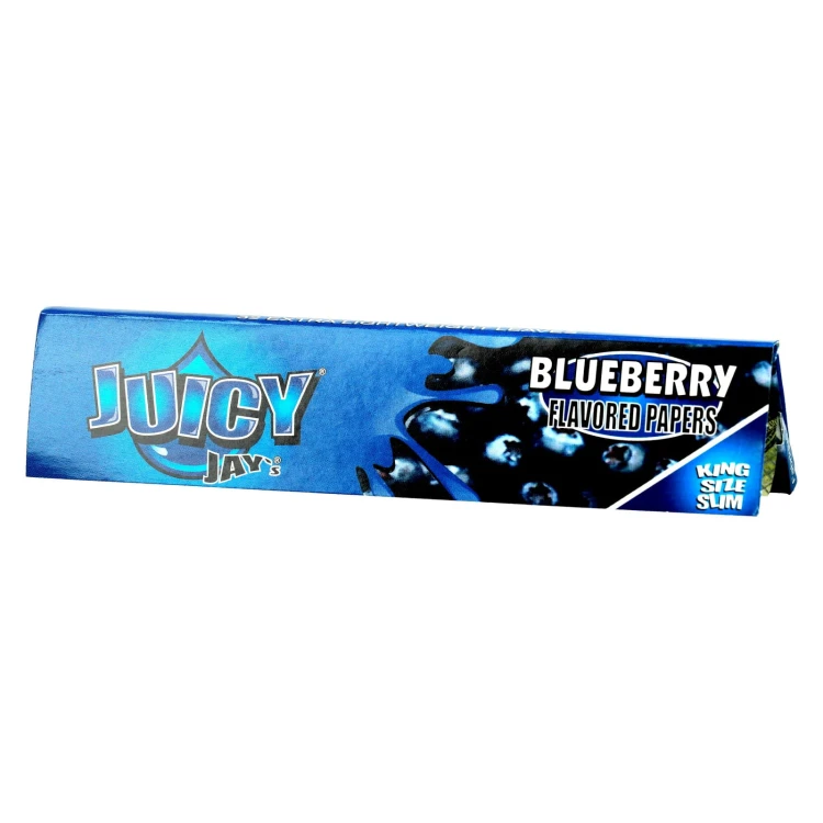Bibułki Juicy Jay's Blueberry King Size Slim - Borówka Amerykańska