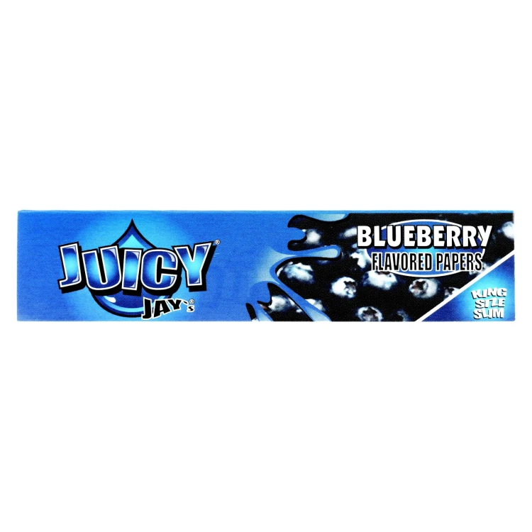 Bibułki Juicy Jay's Blueberry King Size Slim - Borówka Amerykańska