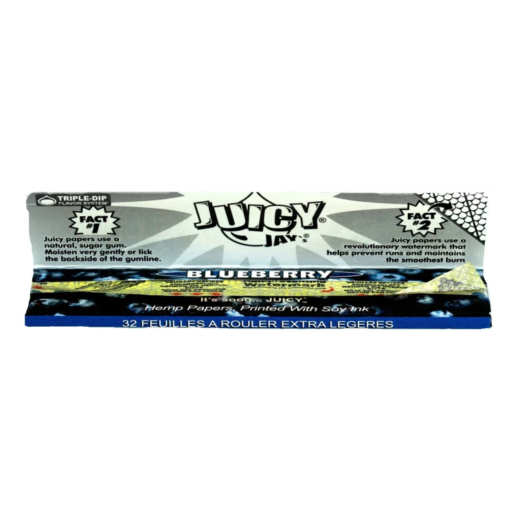 Bibułki Juicy Jay's Blueberry King Size Slim - Borówka Amerykańska