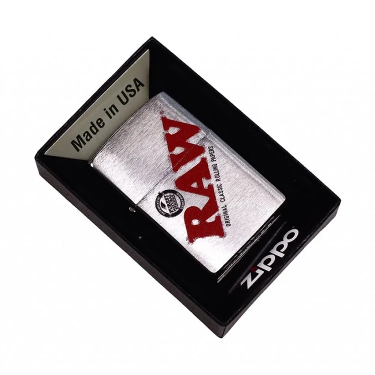Zapalniczka Benzynowa Zippo RAW Silver