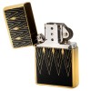 Zapalniczka benzynowa Tasman BRASS Art Deco