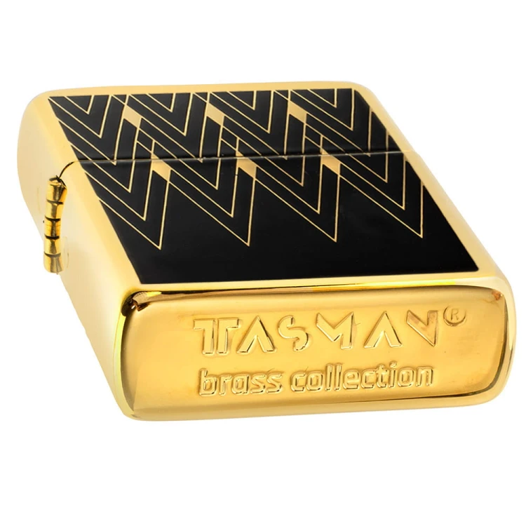 Zapalniczka benzynowa Tasman BRASS Art Deco