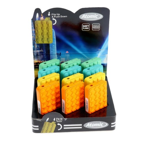 Zapalniczka piezo ATOMIC MIRROR BOX 12 szt