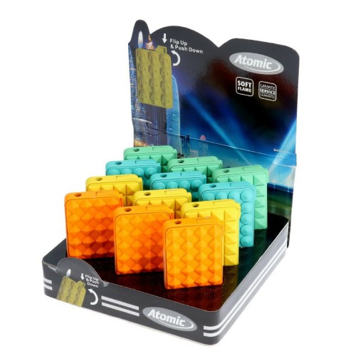 Zapalniczka piezo ATOMIC MIRROR BOX 12 szt