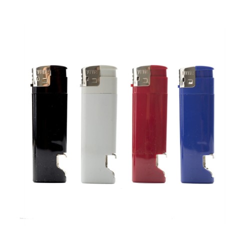 Zapalniczka piezo VIVA z otwieraczem BOX 25 szt