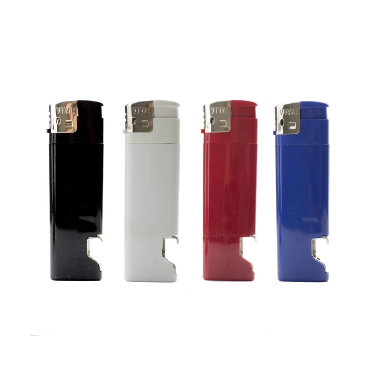 Zapalniczka piezo VIVA z otwieraczem BOX 25 szt