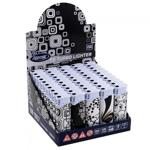 Zapalniczka żarowa TURBO BLACK &amp; WHITE I 50 szt