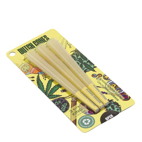 Bibułki Skręcone Dutch Cones King Size Bamboo 3 szt.