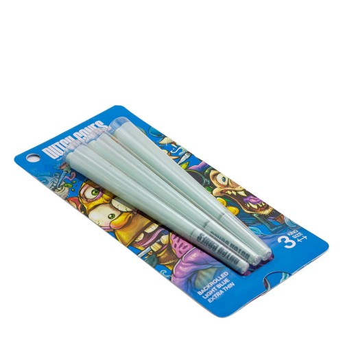 Bibułki Skręcone Dutch Cones King Size Blue 3 szt.