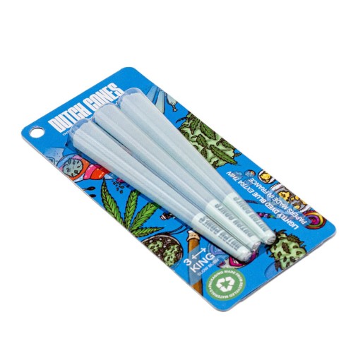 Bibułki Skręcone Dutch Cones King Size Blue 3 szt.