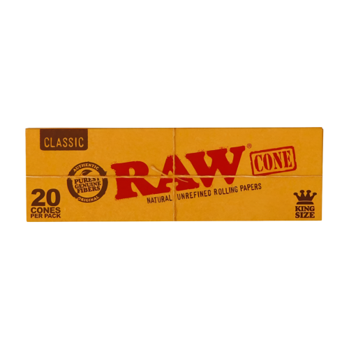 Skręcone bibułki RAW KS z filtrami 20szt