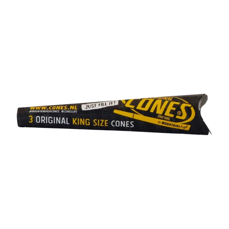 Bibułki Skręcone Cones MountainHigh King Size 3szt