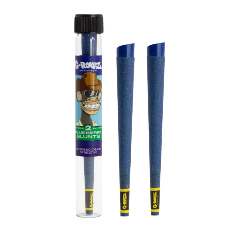 Bibułki skręcone G-Rollz Blueberry Ape KS 2 szt