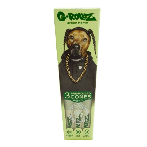 Bibułki skręcone G-Rolls Pets Rap Organic KS 3szt