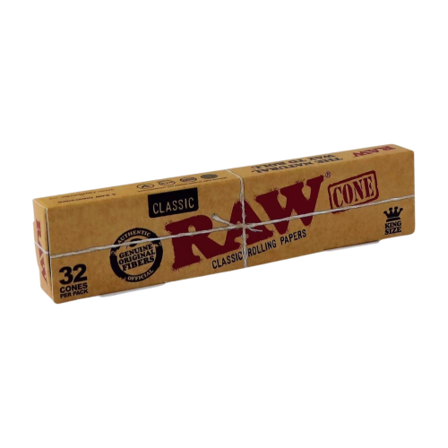 Skręcone bibułki RAW King Size z filtrami 32szt