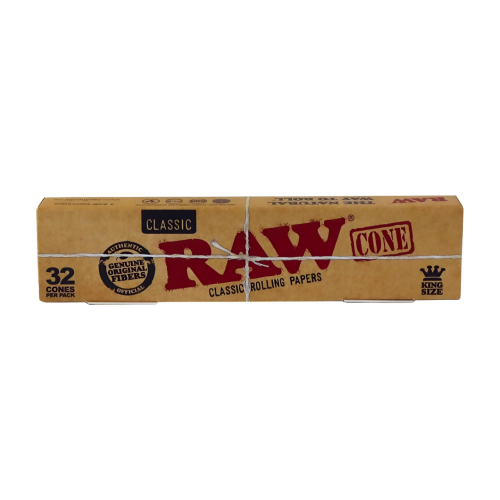 Skręcone bibułki RAW King Size z filtrami 32szt