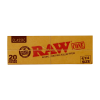 Skręcone bibułki RAW 1 1/4 z filtrami 20szt