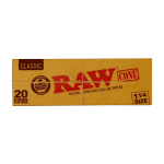 Skręcone bibułki RAW 1 1/4 z filtrami 20szt