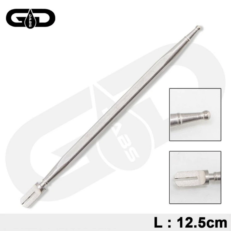 Dabber Prosty Metalowy Tytanowy do olejku 12,5 cm