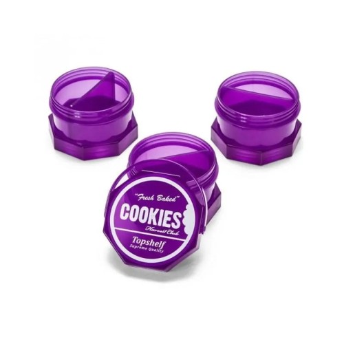 Schowek zakręcany Cookies fioletowy 14 x 8,5cm