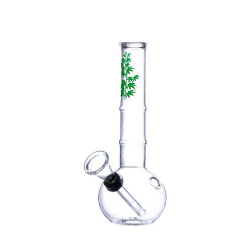 green-leaves-glass-bong-17cm-12mm-BO-208-3052