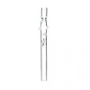 Lufka szklana S2 Clear Spherule Strait 12cm 10szt