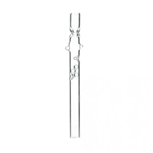 Lufka szklana S2 Clear Spherule Strait 12cm 10szt